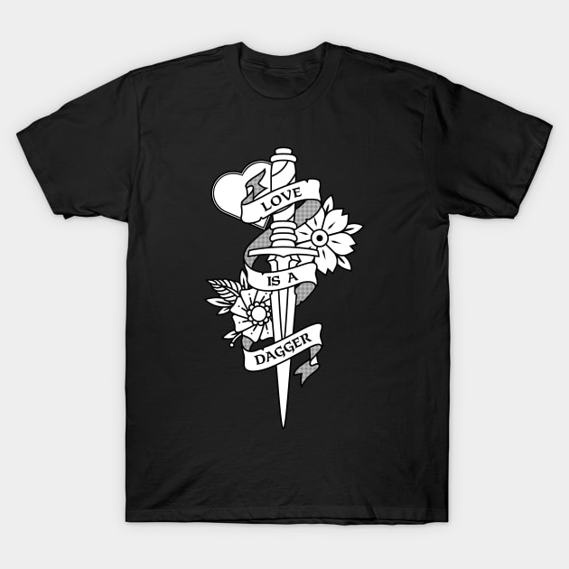 Love is a Dagger T-Shirt by tandyq